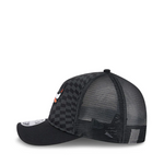 Chicago Bulls Gradient Raceway 9FORTY A-Frame M-Crown Trucker Negro - UNI (AJUSTABLE) - Gorra