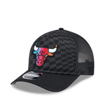 Chicago Bulls Gradient Raceway 9FORTY A-Frame M-Crown Trucker Negro - UNI (AJUSTABLE) - Gorra