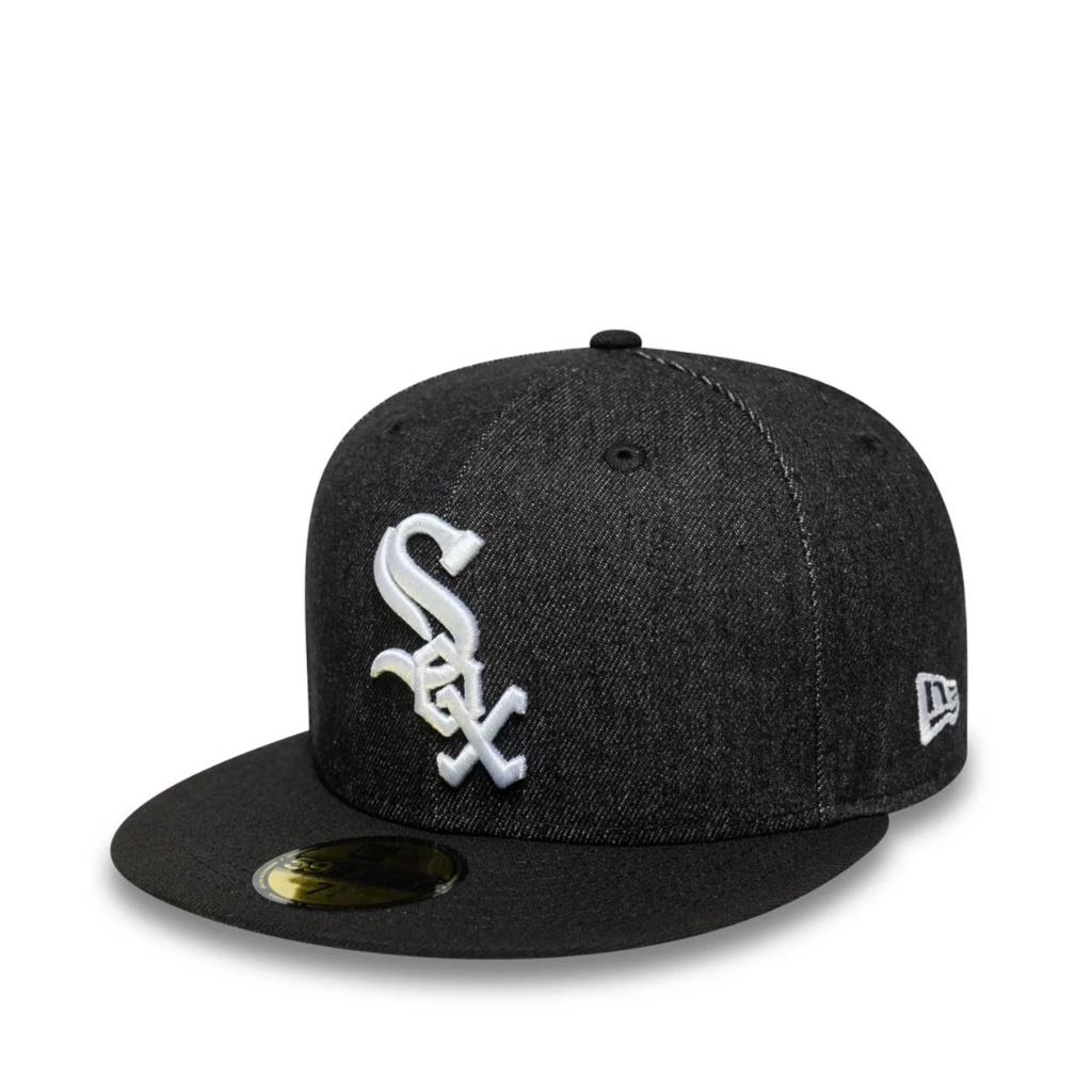Chicago White Sox MLB Denim 2Tone Black 59FIFTY Fitted Gorra - Gorra