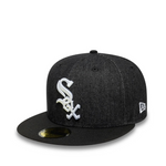 Chicago White Sox MLB Denim 2Tone Black 59FIFTY Fitted Gorra - Gorra