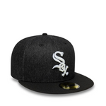 Chicago White Sox MLB Denim 2Tone Black 59FIFTY Fitted Gorra - Gorra