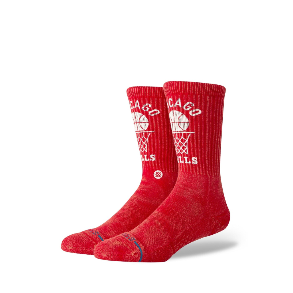 NBA 2024 Vintage Crew Socks Bulls Stance - L - Calcetas