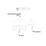 New York Yankees MLB League Essentials 9FORTY Strapback - UNI (AJUSTABLE) - Gorra