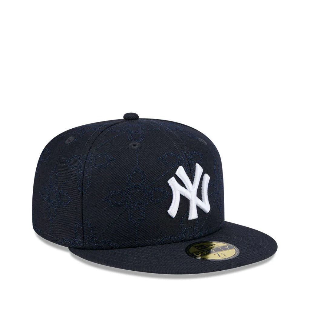 New York Yankees MLB Pattern 59FIFTY Cerrada - Gorra