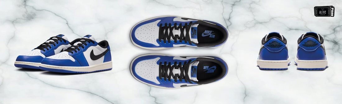 LANZAMIENTOS EXCLUSIVOS ALIVE PASS "Air Jordan 1 Low Game Royal"