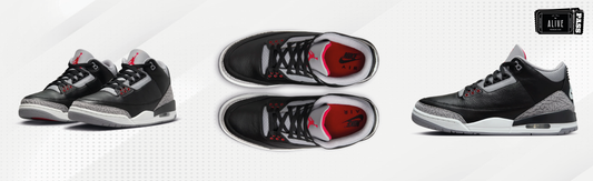 LANZAMIENTOS EXLUSIVOS ALIVE PASS "Air Jordan 3 Black Cement"