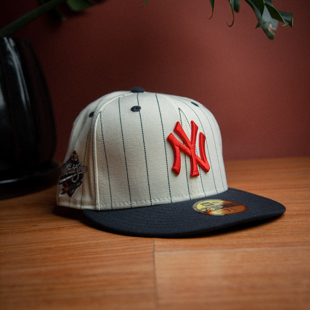 5950 HERITAGE STRIPE NEYYAN WHTNVY New York Yankees MLB Stripe 59FIFTY Cerrada Blanca