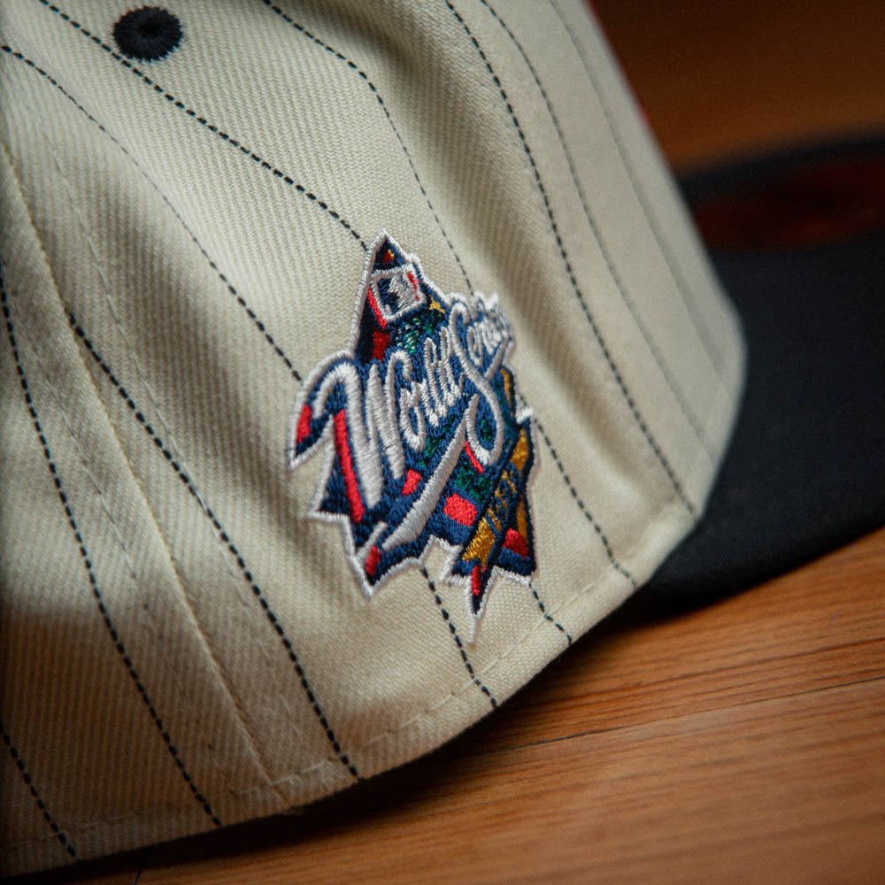 5950 HERITAGE STRIPE NEYYAN WHTNVY New York Yankees MLB Stripe 59FIFTY Cerrada Blanca