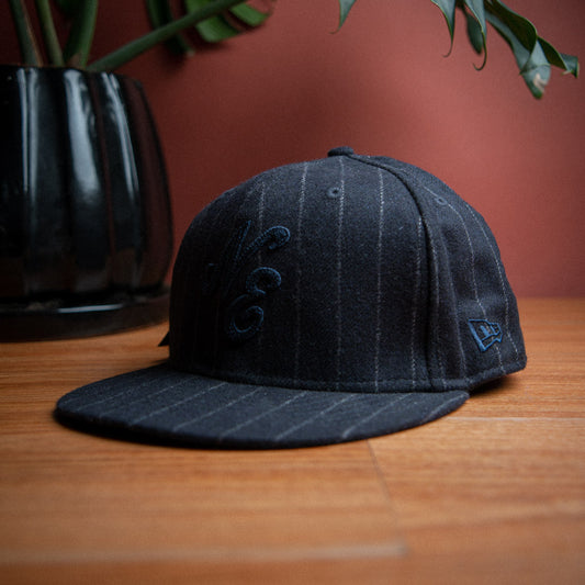 Moon X New Era Stripe Wool 59FIFTY Cerrada