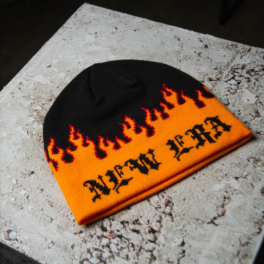 NE FLAME SKULL KNIT NEWERA  TNO