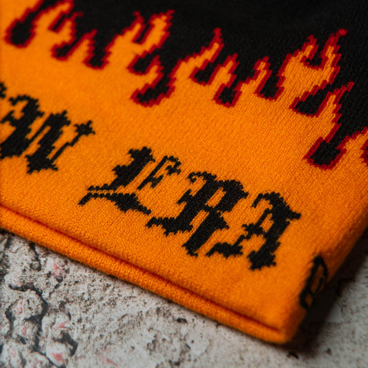 NE FLAME SKULL KNIT NEWERA  TNO