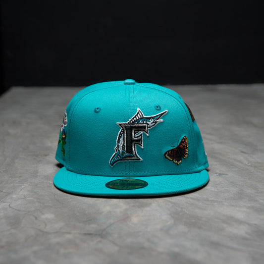 New Era Marlins 59Fifty Felt Cooperstown Fitted