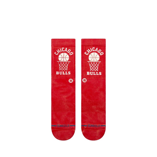 NBA 2024 Vintage Crew Socks Bulls Stance