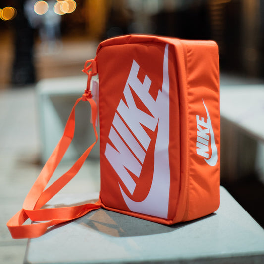 Nike Premium Shoe Box Bag Sneaker Travel Bag Orange White DA7337 870