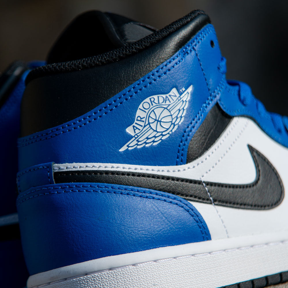 AIR JORDAN 1 MID / GAME ROYAL-BLACK-WHITE