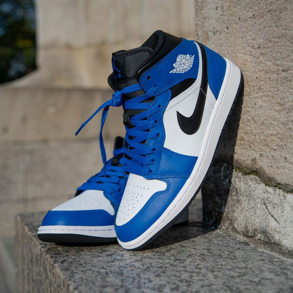 AIR JORDAN 1 MID / GAME ROYAL-BLACK-WHITE