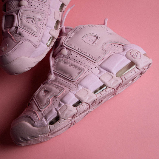 W AIR MORE UPTEMPO / PINK FOAM /PINK FOAM -WHITE