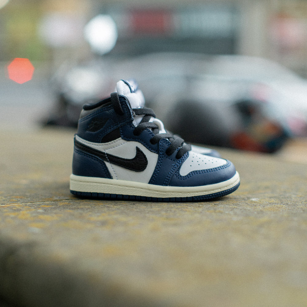 AIR JORDAN 1 RETRO HIGH OG GS / MIDNIGHT NAVY-BLACK-WHITE-SAIL