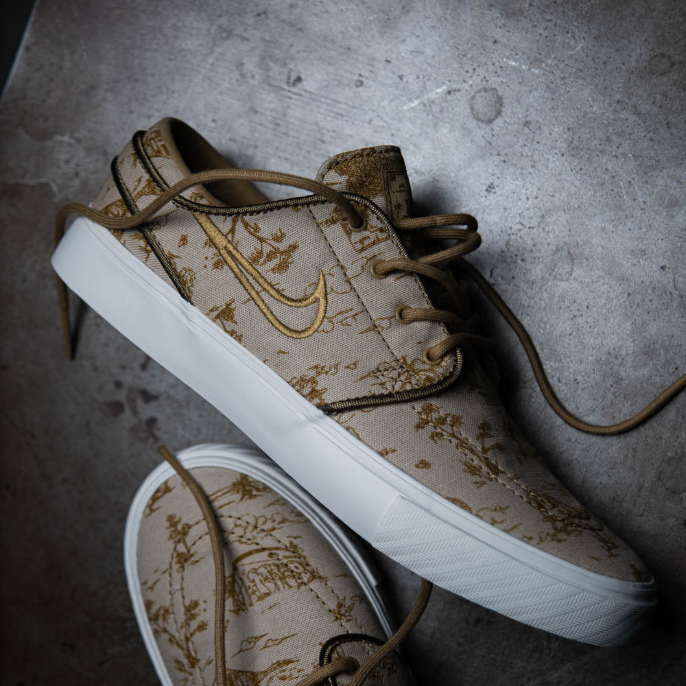 NIKE SB ZOOM JANOSKI OG+ PRM / SESAME-FLT GOLD-BRONZINE-SAIL