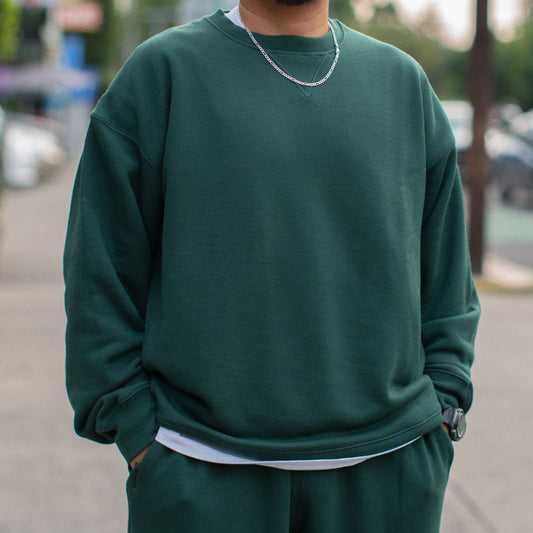 U NK WOOL CLASSICS CREW / PRO GREEN