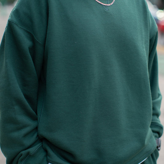 U NK WOOL CLASSICS CREW / PRO GREEN