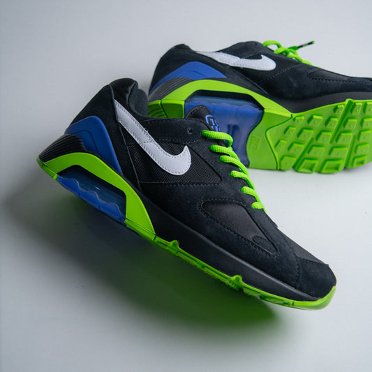 NIKE AIR 180 QS / BLACK-WHITE-ACTION GREEN-PERSIAN VIOLET