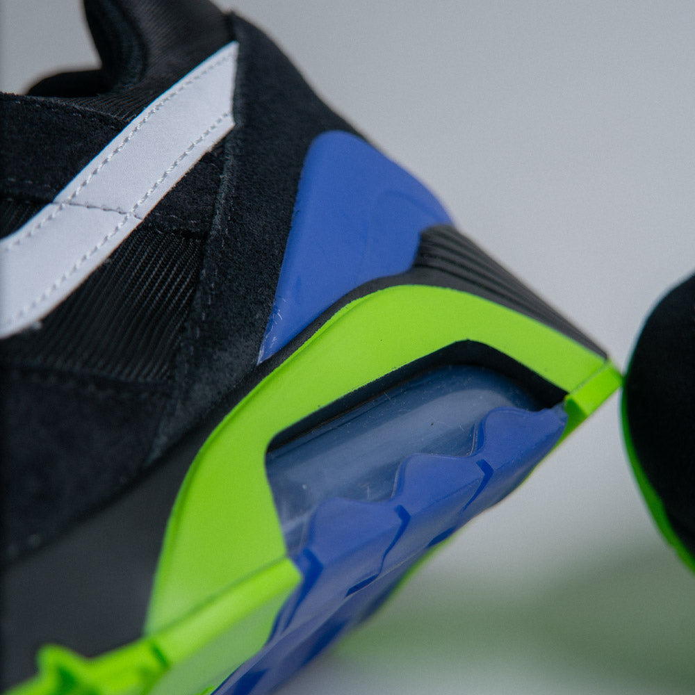 NIKE AIR 180 QS / BLACK-WHITE-ACTION GREEN-PERSIAN VIOLET