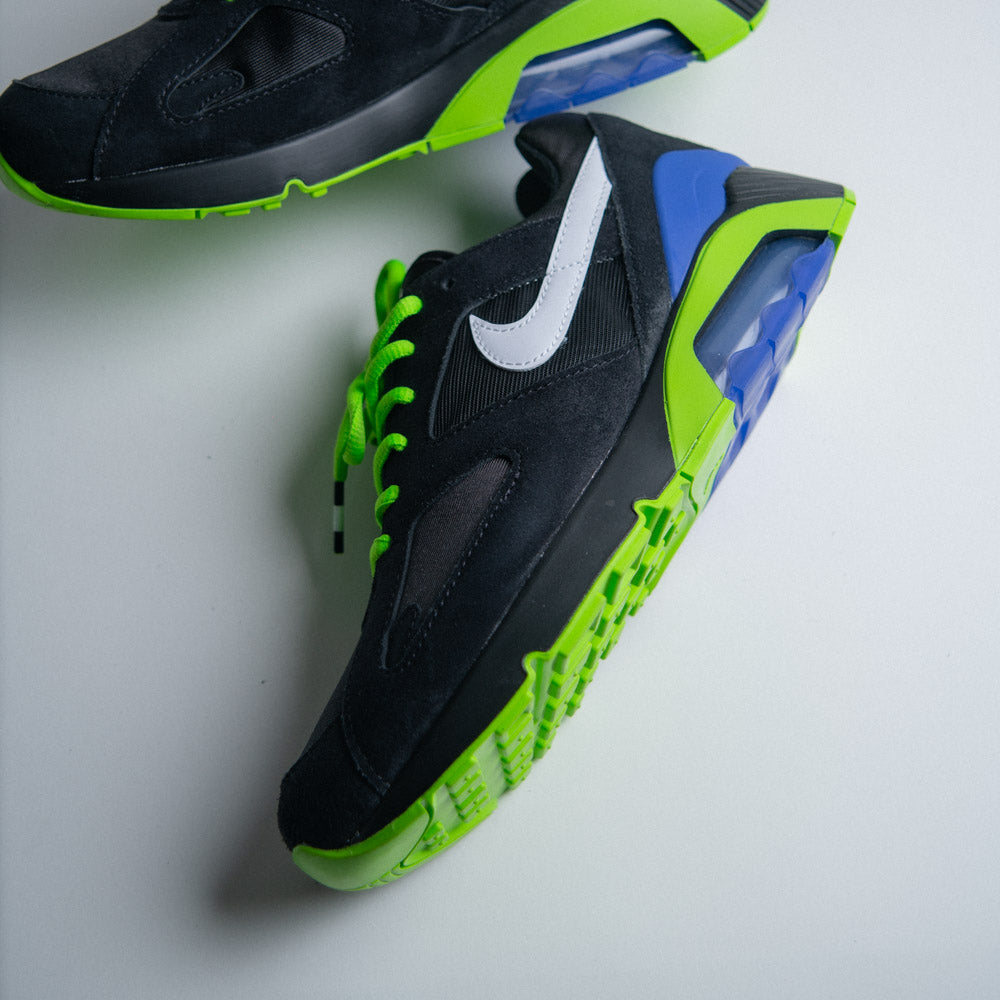 NIKE AIR 180 QS / BLACK-WHITE-ACTION GREEN-PERSIAN VIOLET