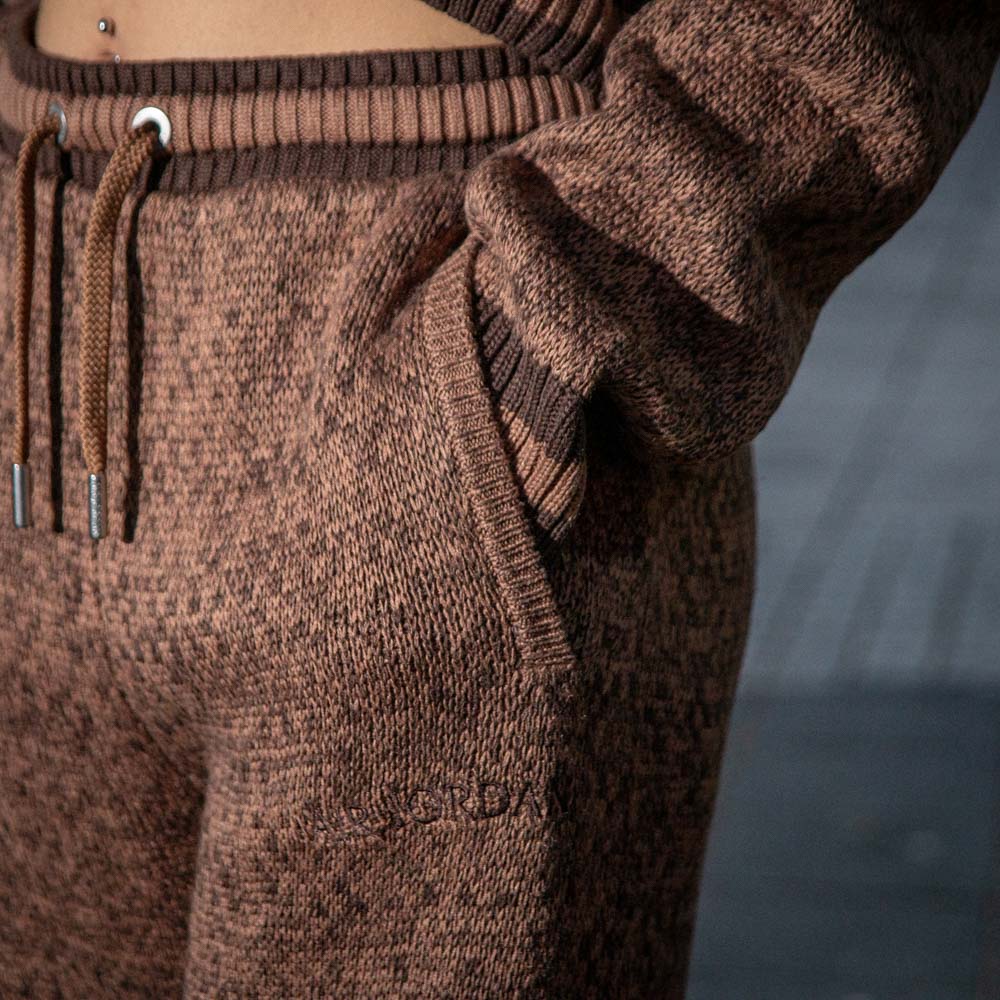 W J AIR JDN KNIT PANT / ARCHAEO BROWN