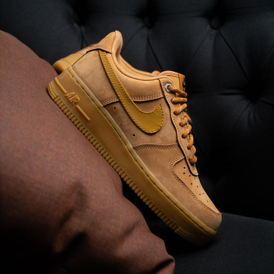 W AIR FORCE 1 '07 WB / FLAX/WHEAT-GUM LIGHT BROWN-BLACK