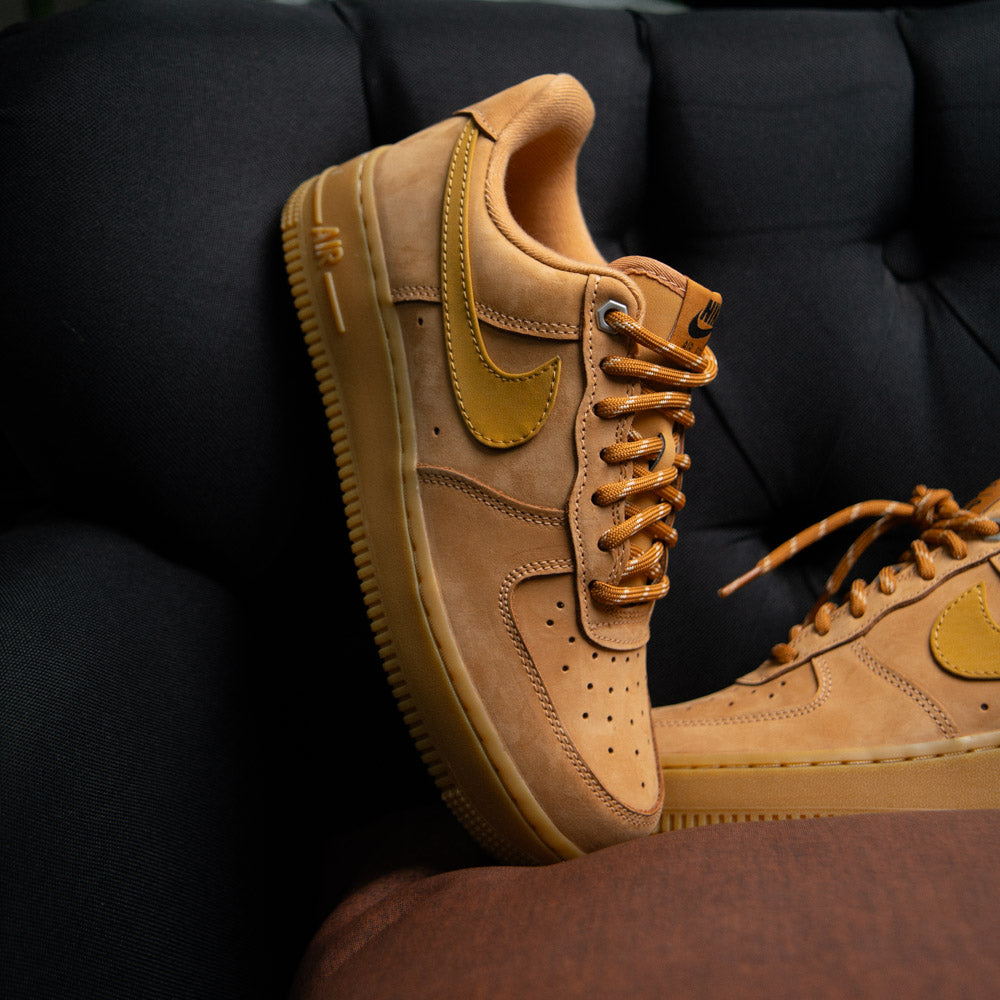 W AIR FORCE 1 '07 WB / FLAX/WHEAT-GUM LIGHT BROWN-BLACK