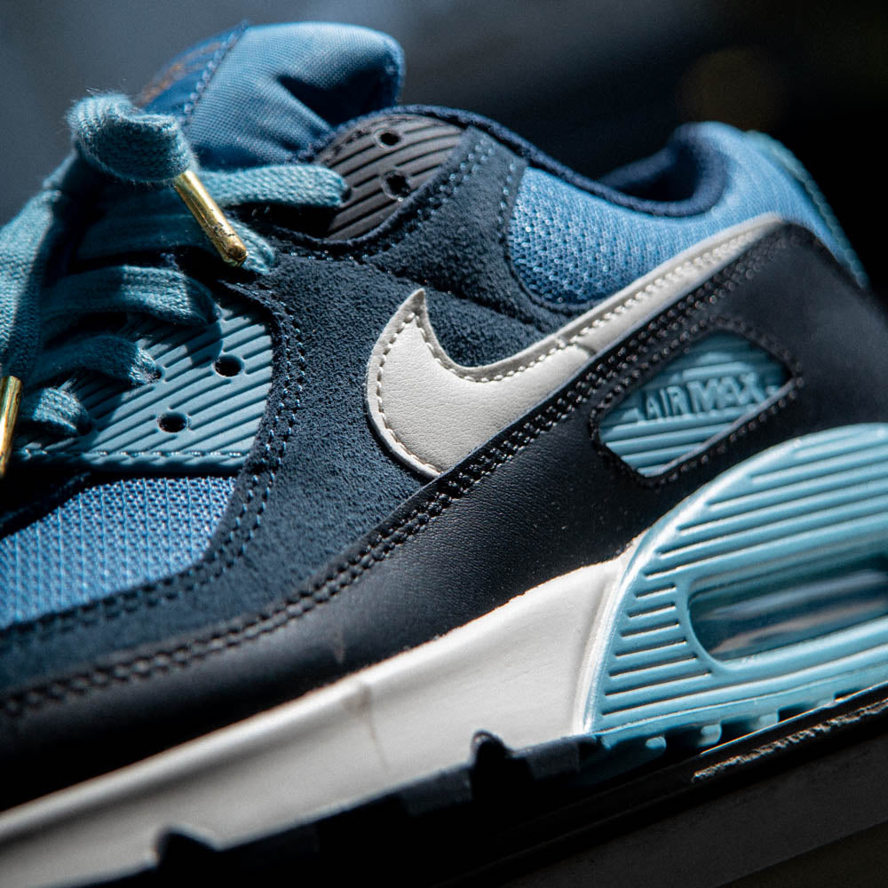 NIKE AIR MAX 90 PRM / AEGEAN STORM-PALE IVORY-ARMORY NAVY