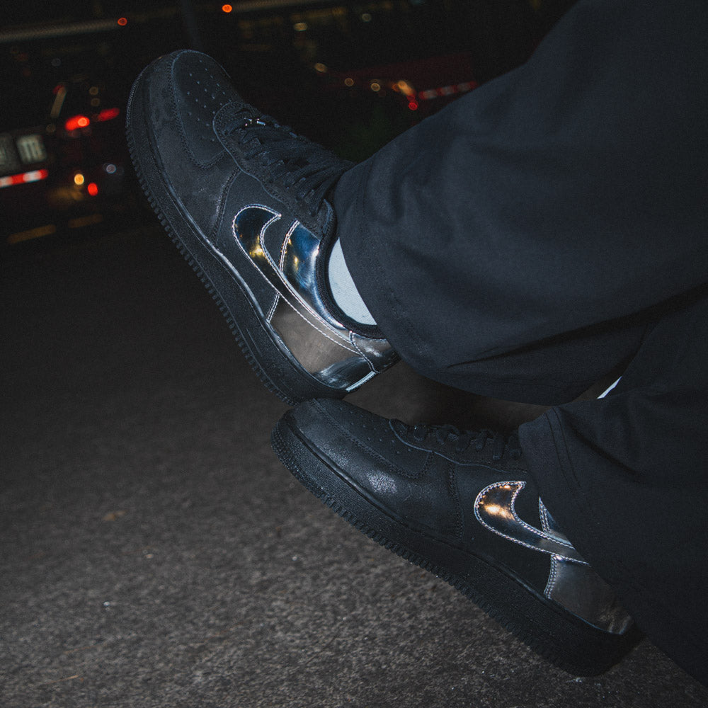 Air Force 1 Low "All-Star" Black and Metallic Silver