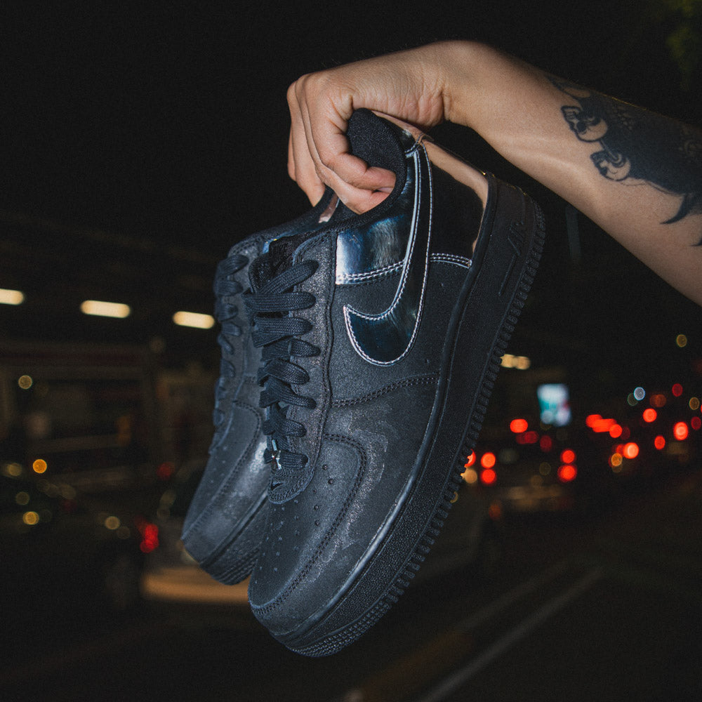 Air Force 1 Low "All-Star" Black and Metallic Silver