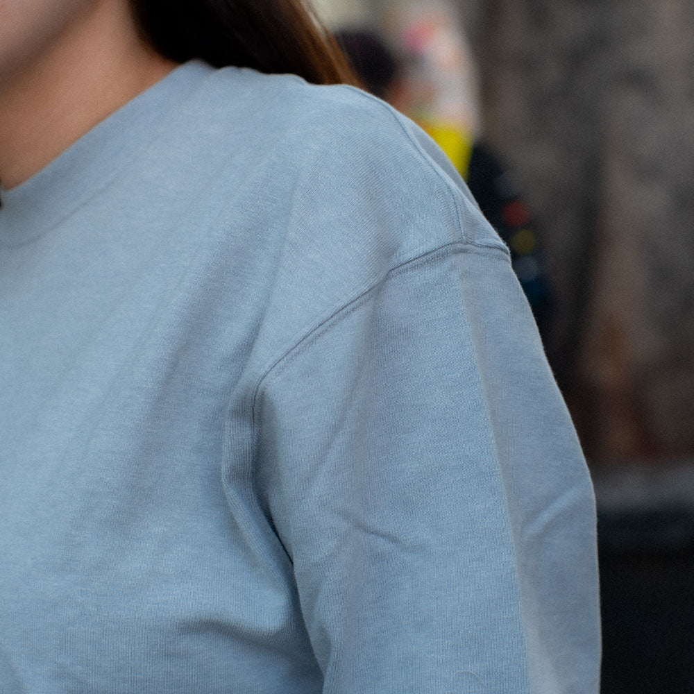 U NK WOOL CLASSICS L/S TEE / MATTE SILVER-HTR