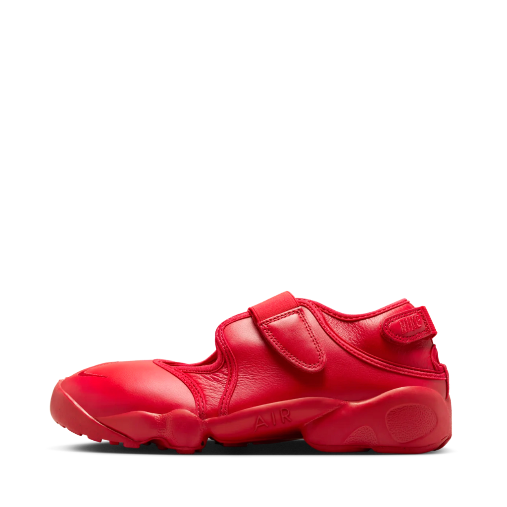 Air Rift Leather Fire Red - Mujer