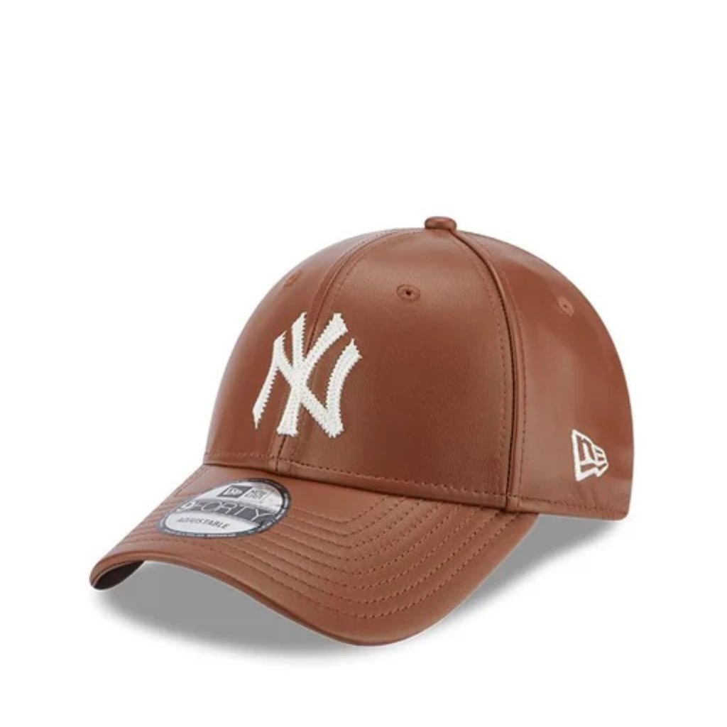 New Era New York Yankees MLB Leather 9Forty Cap - UNI (AJUSTABLE) - Accesorios