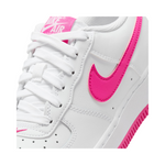 Nike Air Force 1 White Laser Fuchsia GS - Sneakers