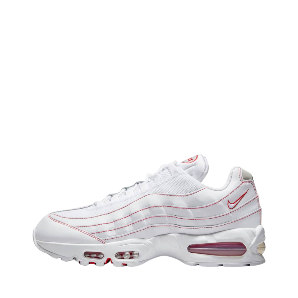 Nike Air Max 95 OG White and University Red - Sneakers