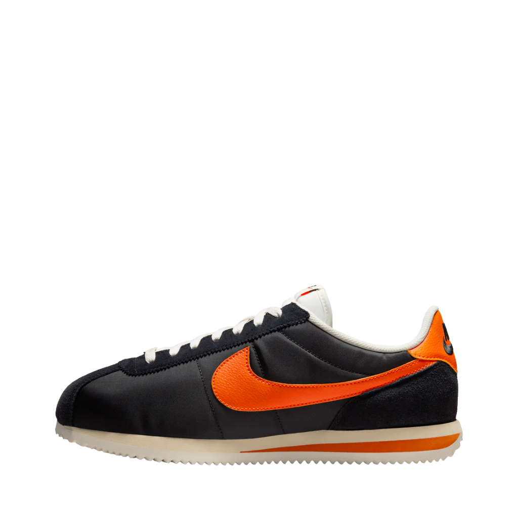 Nike Cortez Black Safety Orange - Hombre