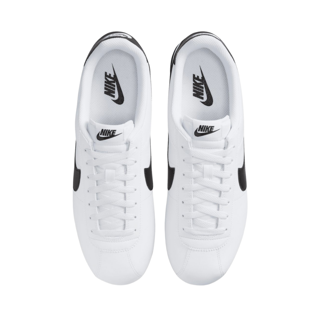 Nike Cortez White & Black - Hombre