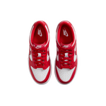 Nike Dunk Low White & University Red GS - Infantil